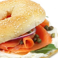 Salmon & Onion Sandwich